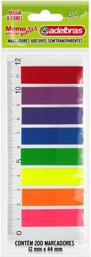 Marca páginas cores neon