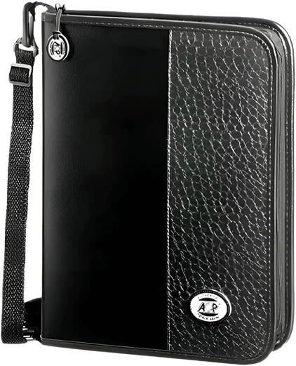 Fichário Croco Preto